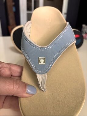 NEW Spenco Yumi Orthopedic Sandals Light Blue